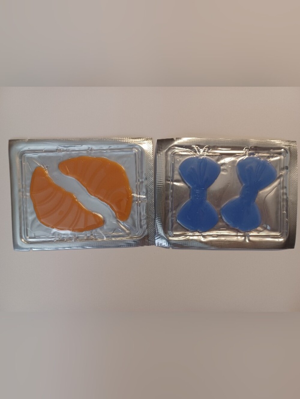 Pick Set Of 2️⃣ Blue Bow and Orange Croissant Under Eye Patch